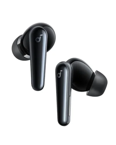 Soundcore Liberty 5 by Anker Cuffie Bluetooth Wireless con Cancellazione del Rumore, Riduzione della Voce 2X più Forte, ANC in Tempo Reale, Dolby Audio, Chiamate Chiare con 6 Mics IA, Lunga Durata
