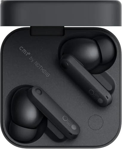 CMF by Nothing Buds Pro 2 Auricolari wireless con Audio HiFi, Cancellazione attiva del rumore ibrida da 50dB, 6 microfoni HD e Effetto audio spaziale, 2025 - Grigio Scuro