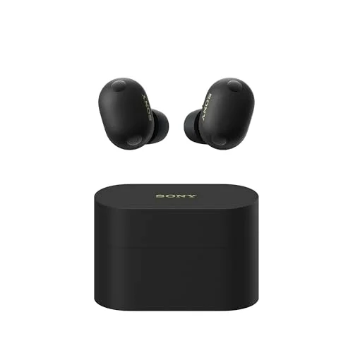 Sony WF-1000XM6: auricolari wireless top di gamma con noise cancelling, suono Hi-Res, chiamate nitide, EQ a 10 bande, autonomia fino a 24 ore NC on, IPX4, iOS/Android - Black