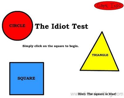 idiot test