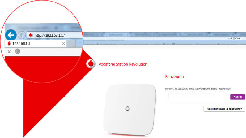 come accedere al pannello di controllo router