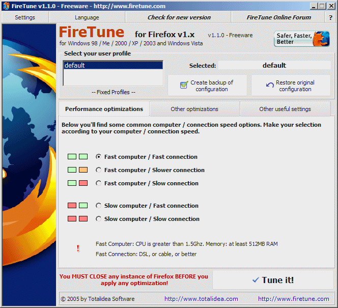 firetune