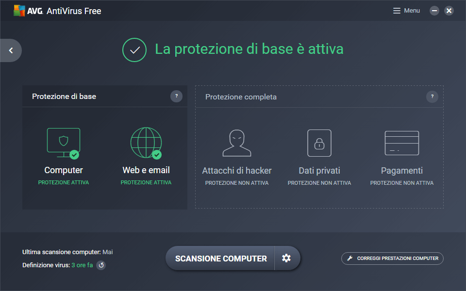 antivirus leggero italiano