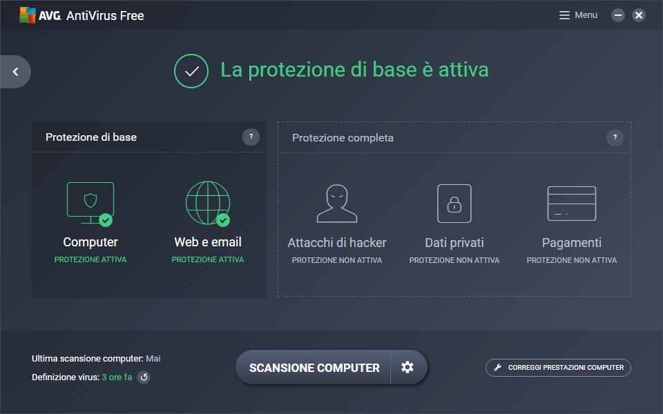 AVG AntiVirus Free