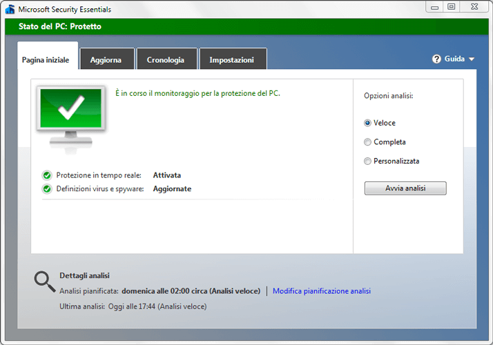 antivirus microsoft security essentials