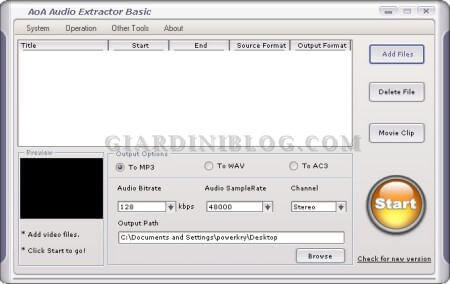 audio extractor basic