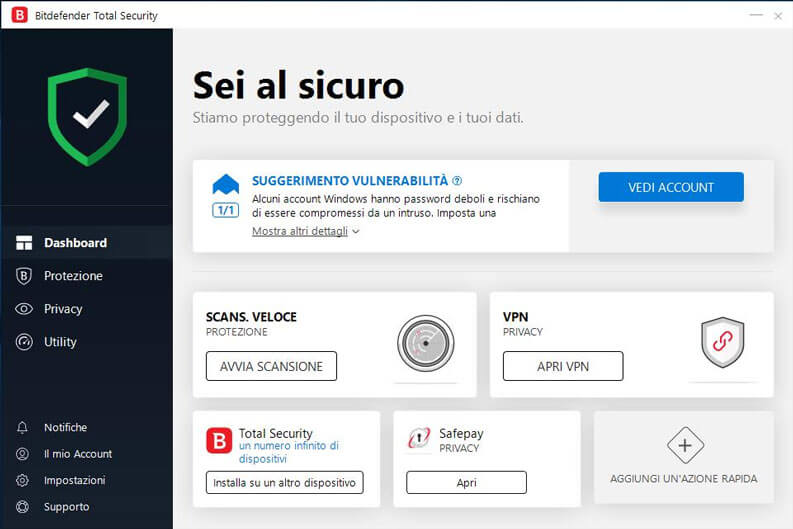 ANTIVIRUS LEGGERO ITALIANO SCARICARE