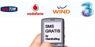 sms gratis tim wind vodafone 3