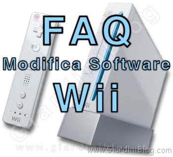 FAQ : Domande frequenti per Modifica Software su Wii