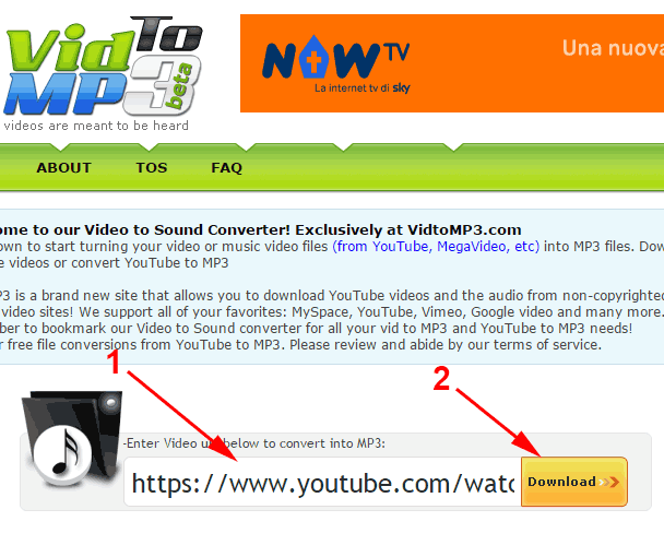 come scaricare mp3 da youtube