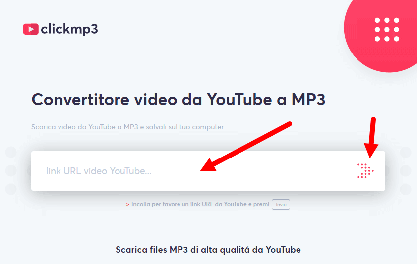 scaricare musica da youtube con clickmp3