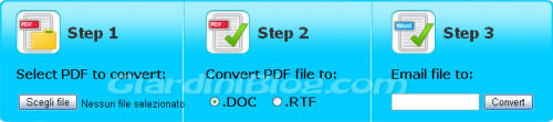 pdf in word passaggio di conversione