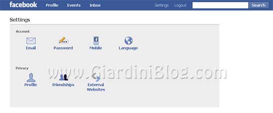 facebook lite impostazioni