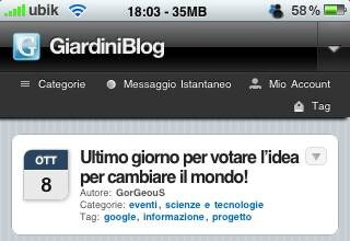 GiardiniBlog ora in versione mobile per Cellulari, Wii e PSP 2009 18.15.07