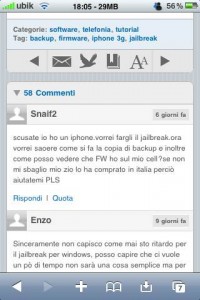 commenti twitter da iphone