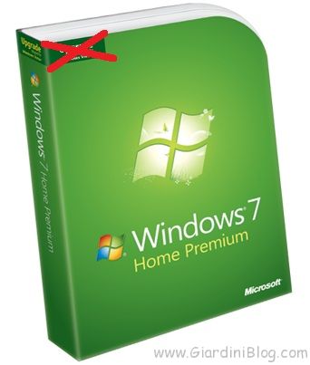 Risparmia usando Windows 7 Upgrade come se fosse la versione completa!