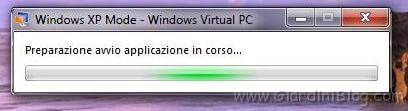 windows xp mode avvio