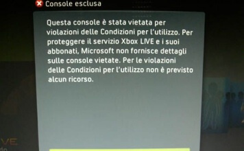 Xbox 360 : Nuovo Ban Wave - console vietata su Xbox Live [AGGIORNATO]