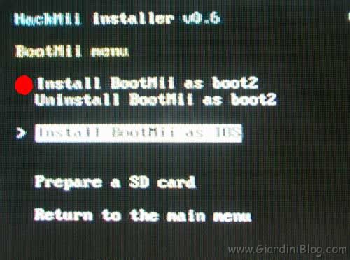 BootMii installation