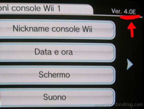 Quale versione Wii