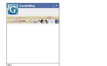 Avere la lista delle emoticon nella chat di Facebook con Facebook ChatBar +