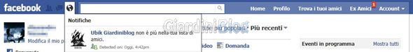 scoprire chi ti ha cancellato da facebook