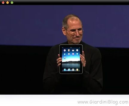 Steve Jobs presenta iPad