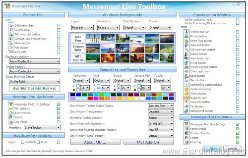 messenger live toolbox