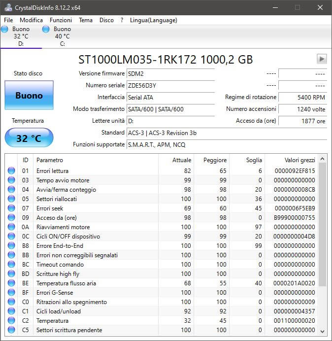 Crystal Disk Info