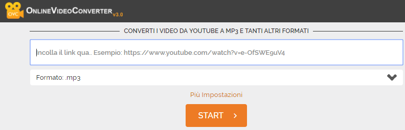 scaricare canzoni da youtube onlinevideoconverter