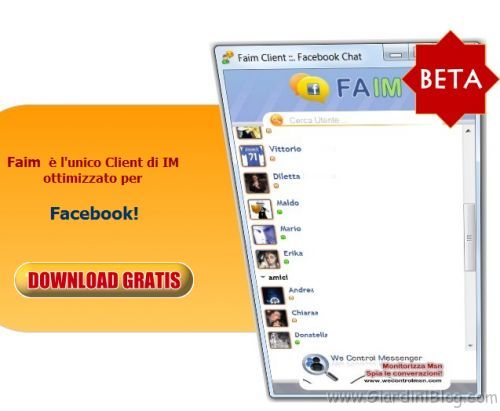 faim client chat facebook