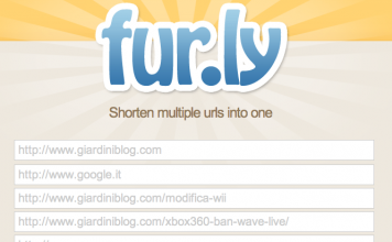 Convidi gruppi di indirizzi web con fur.ly