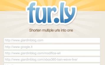 Convidi gruppi di indirizzi web con fur.ly