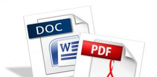 convertire doc in pdf