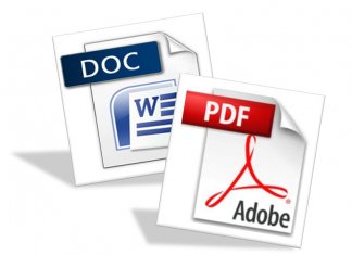 convertire doc in pdf