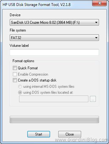 HP USB Format Tool