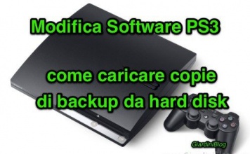 PS3 : Guida modifica software con custom firmware per caricare copie di backup
