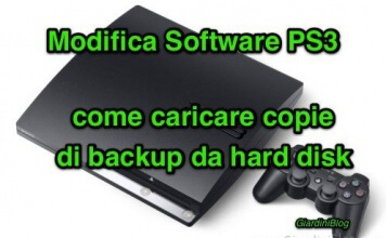 PS3 : Guida modifica software con custom firmware per caricare copie di backup