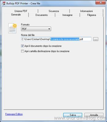 unire pdf con bullzip