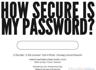 test sicurezza password