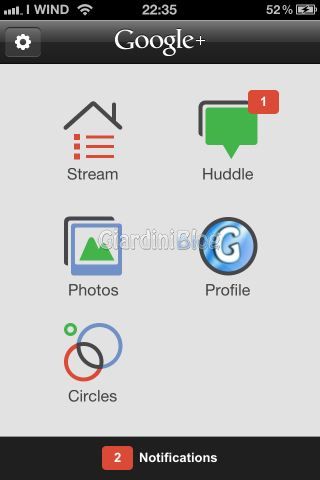 Google plus home