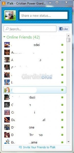 ftalk-lista-contatti