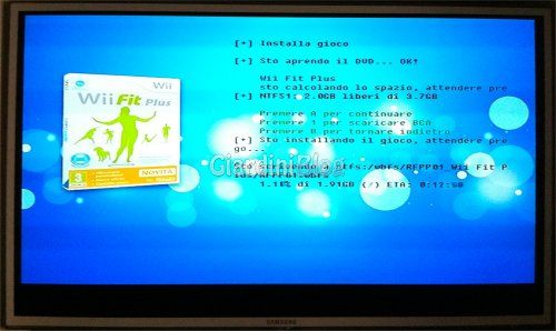 installa gioco wii