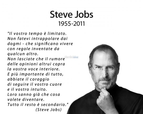 Il mondo ha perso un Genio. Addio Steve.