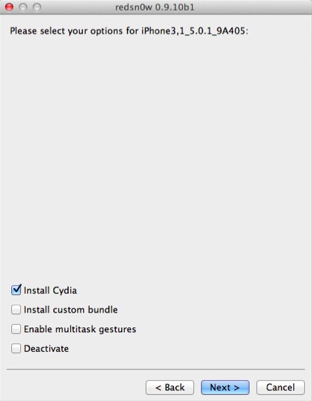 Install cydia