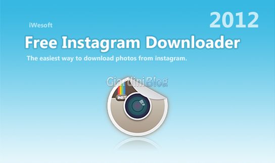 scaricare foto da instagram con Free Instagram Downloader