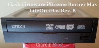 Flash Firmware iXtreme Burner Max masterizzatori LiteOn iHas