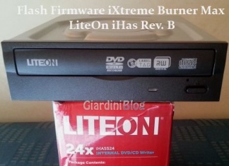 Flash Firmware iXtreme Burner Max masterizzatori LiteOn iHas