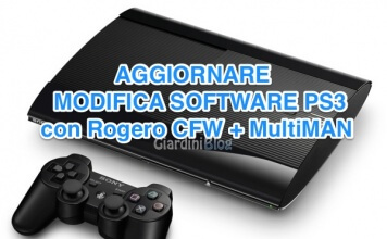 Aggiornare modifica software PS3 con Rogero CFW 4.50 e MultiMAN 4.50