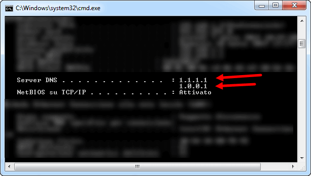 come sapere dns in uso sul proprio computer